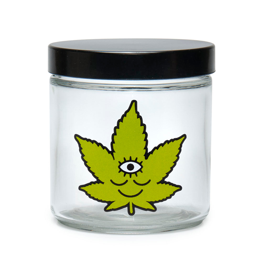 420 Science Clear Screw Top Jar | Toke Face