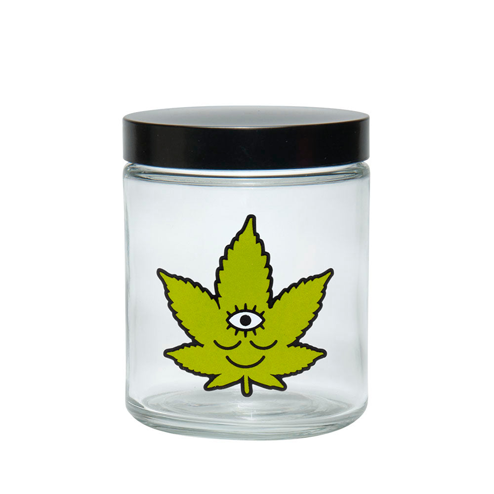 420 Science Clear Screw Top Jar | Toke Face