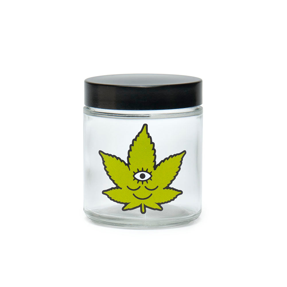 420 Science Clear Screw Top Jar | Toke Face