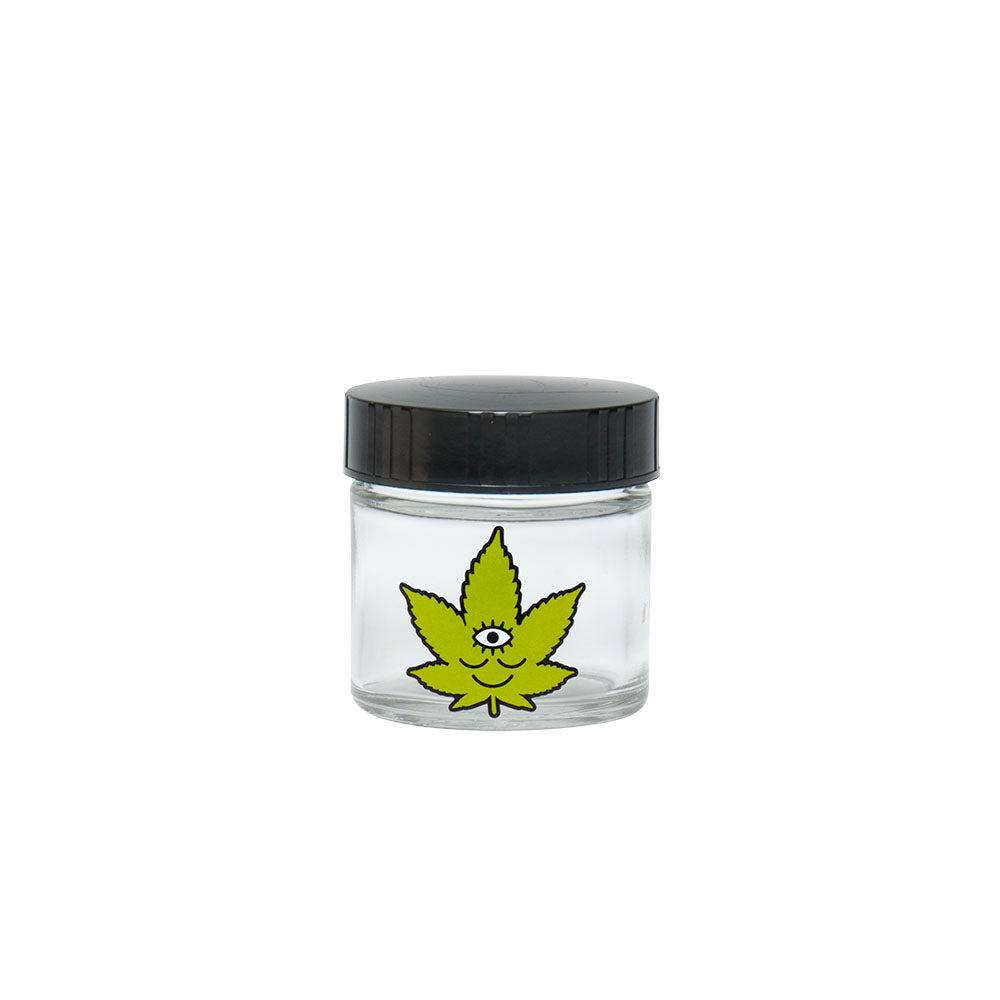420 Science Clear Screw Top Jar | Toke Face