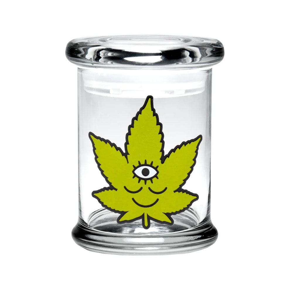 420 Science Pop Top Jar Medium - Toke Face