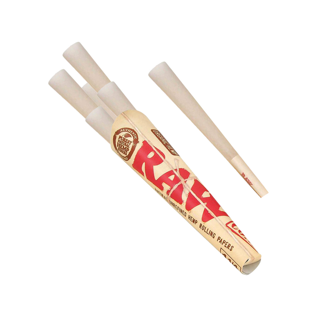 RAW Organic Hemp 1 1/4 Pre-Rolled Cones