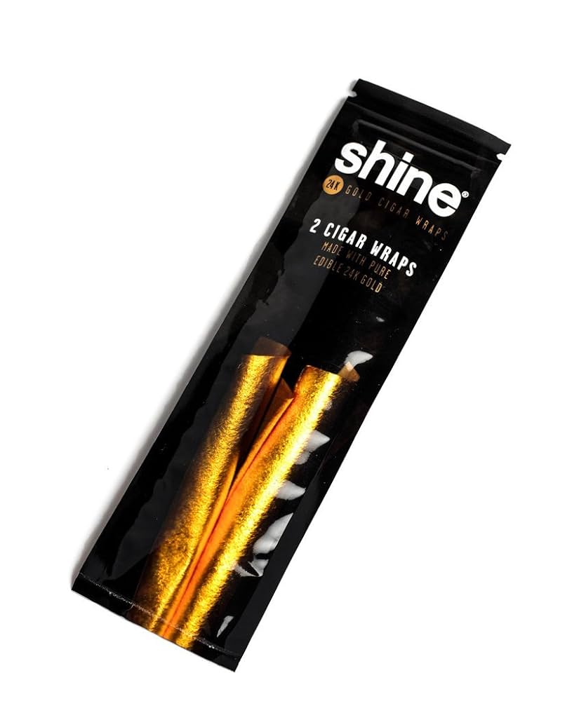Shine 24k Gold Cigar Wraps