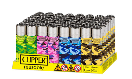 Clipper Lighter Camo mix - Assorted Designs
