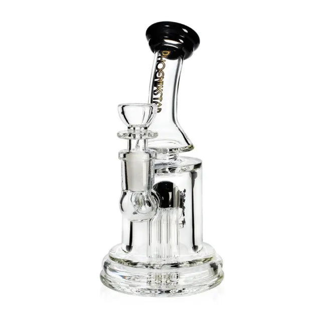 7MM Thick Glass 6.5-inch Bubbler Pipe with 6-Arm Tree Perc