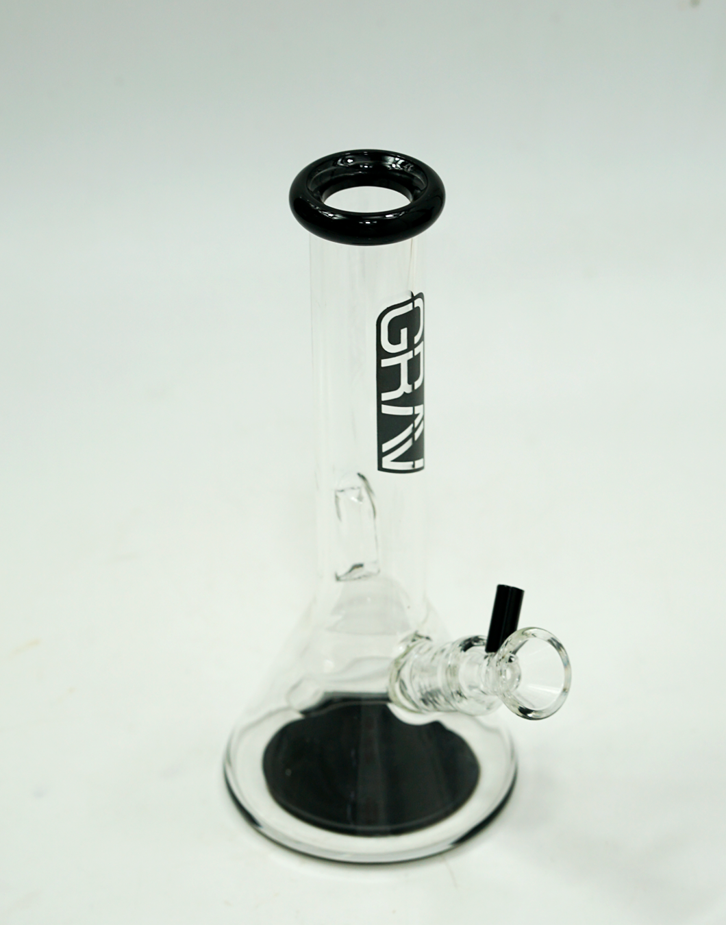 GRAV® 8" Small Simple Clear Beaker Base Smoking Bong Water Pipe