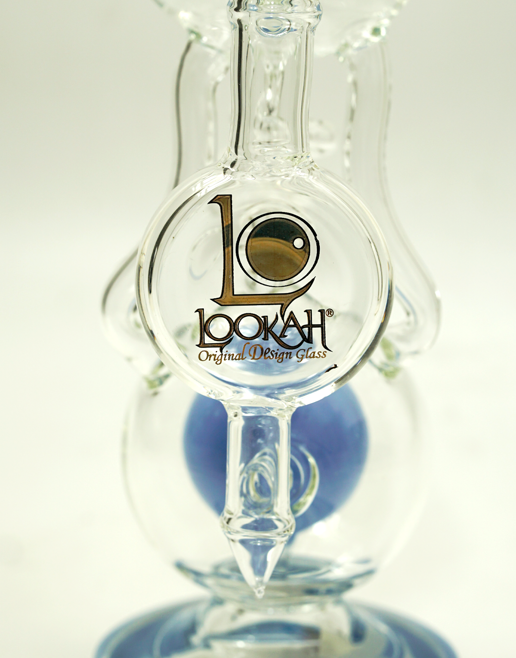 Lookah Glass - 12.5" Double Ball Chamber Recycler Water Pipe