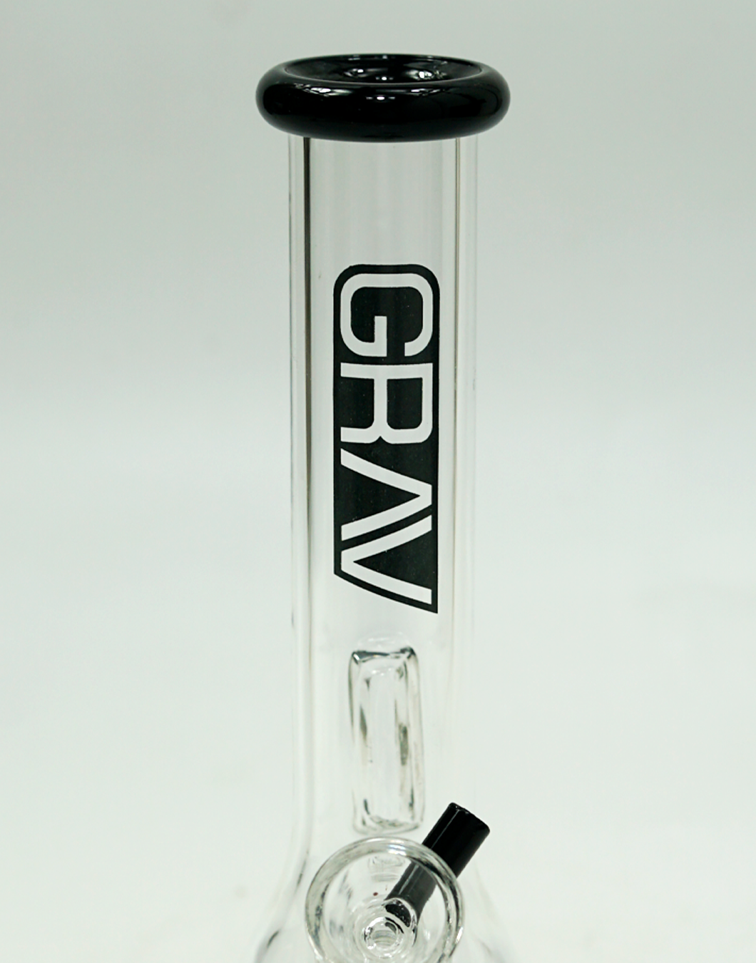 GRAV® 8" Small Simple Clear Beaker Base Smoking Bong Water Pipe