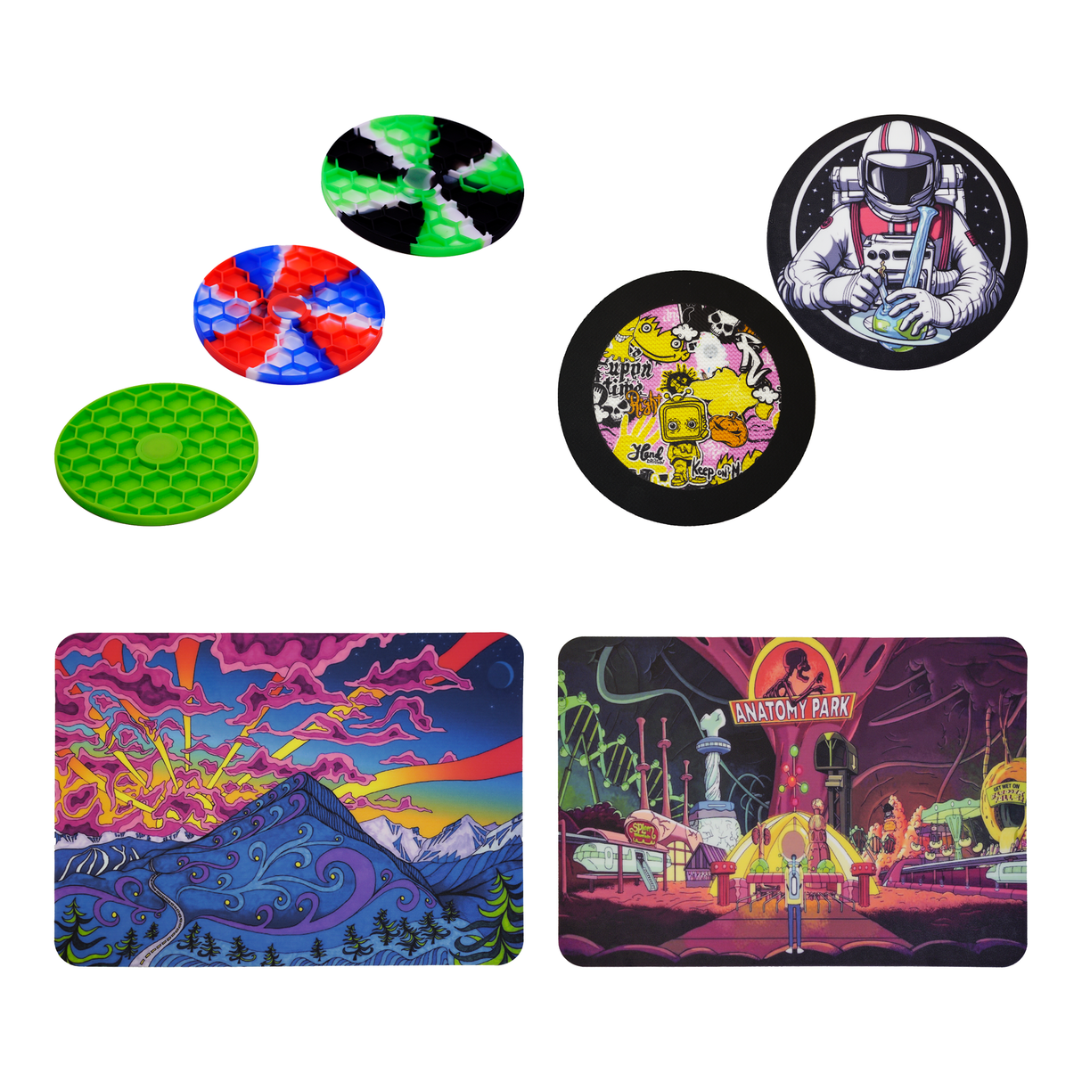 Silicone Dab Mats - Assorted Designs