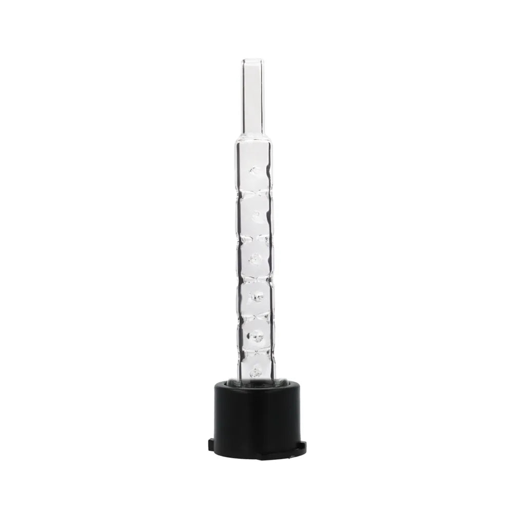Storz & Bickel Venty  3d Cooling Dimpled Glass Stem Mouthpiece (clear) Straight/ Bent