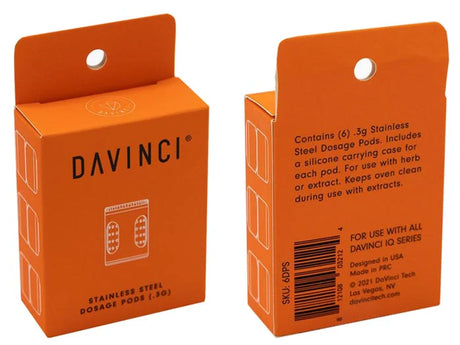 DaVinci IQ Stainless Steel Dosage Pods