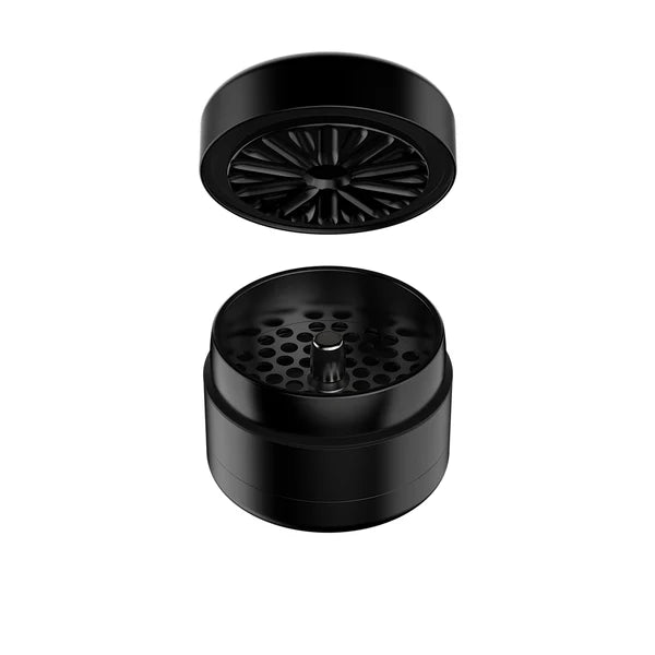 Flower Mill Grinder Next Gen Premium 2.5" Aluminum Series - Black