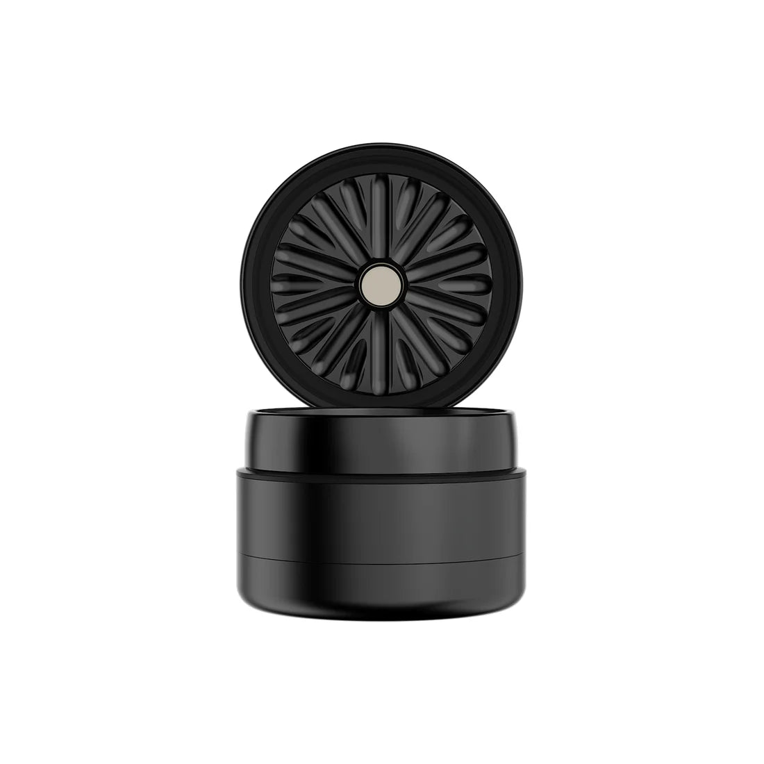 Flower Mill Grinder Next Gen Premium 2.5" Aluminum Series - Black