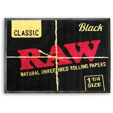 RAW Black Floor Mat