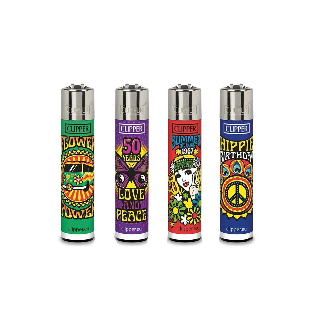 Clipper Lighters - Hippie Series