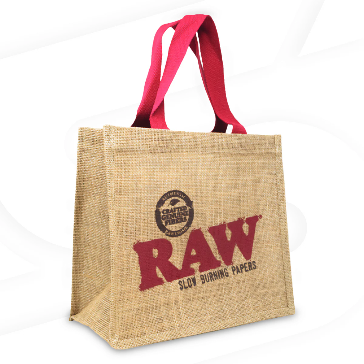 RAW Burlap Tote Bag