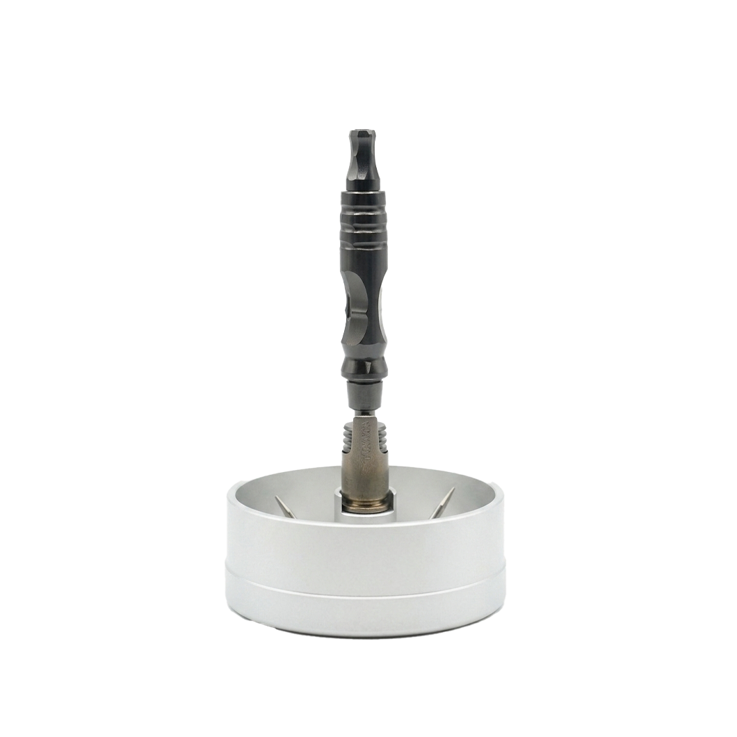 Aluminum Debowler and Magnetic Decapper for Regular Dynavap Caps