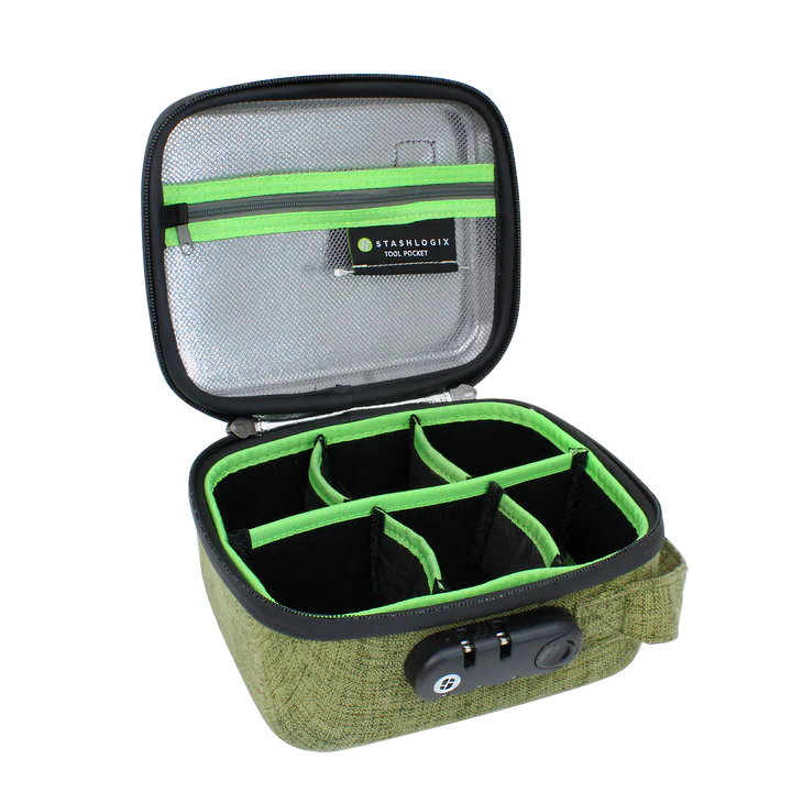 Stashlogix Silverton Smell Proof Combo Lock Bag (Hard Shell) - Medium