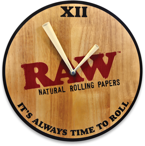 RAW Wall Clock (Wood)