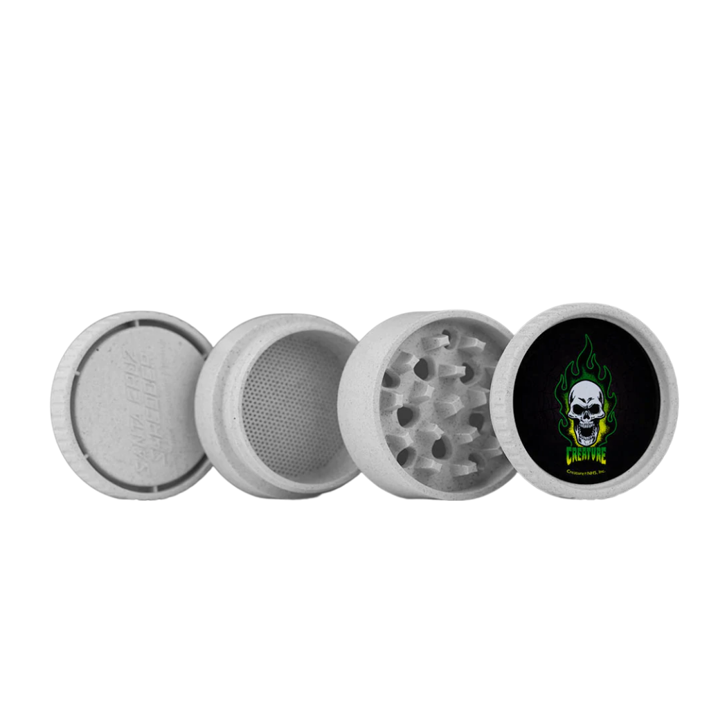 Santa Cruz x Creature 4 Part Biodegradable Grinder