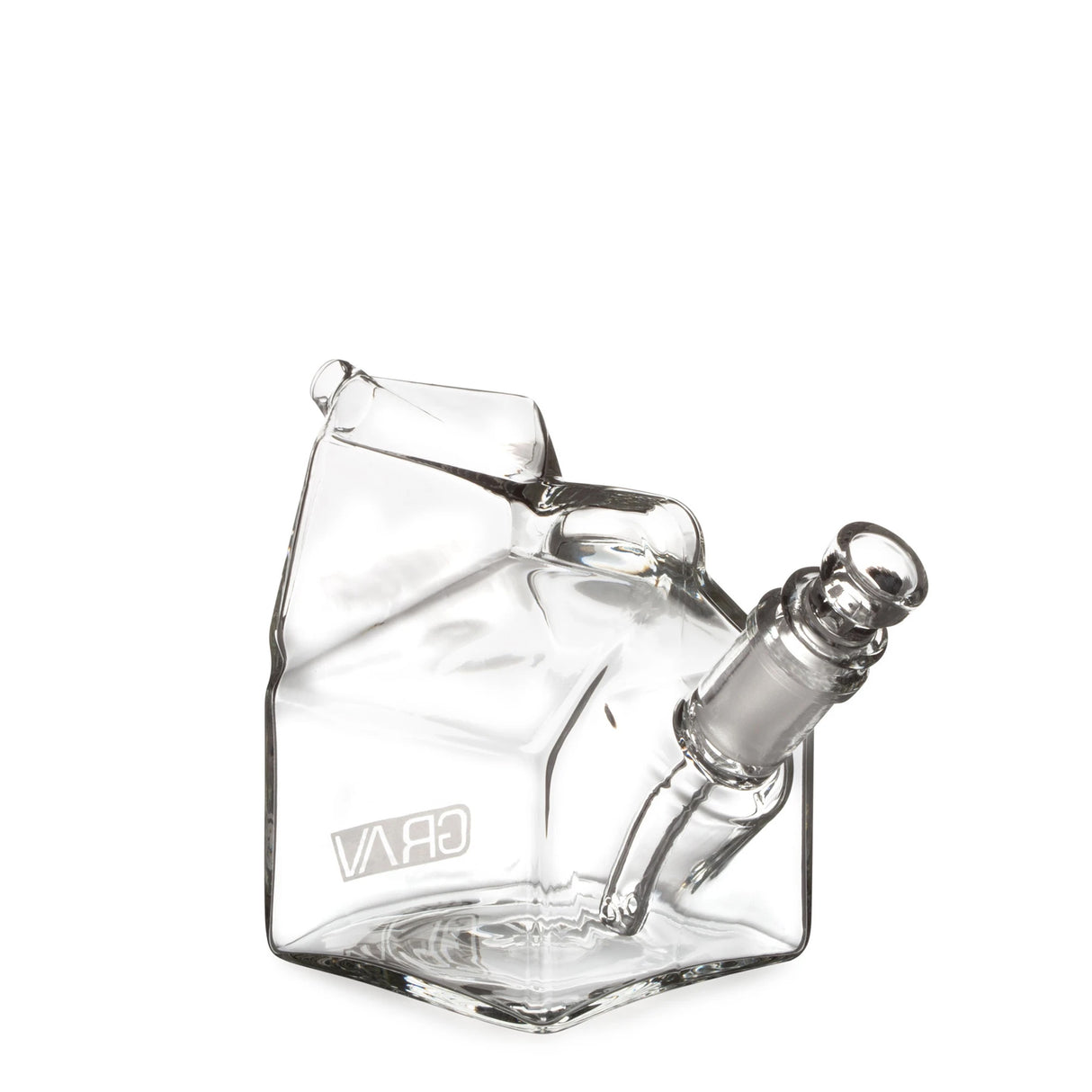 GRAV® Milk Carton Glass Bubbler
