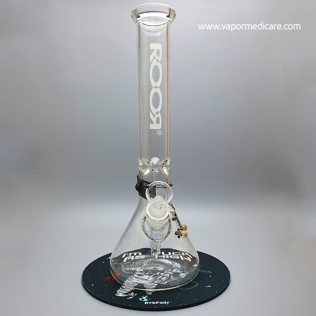 RooR® 14" 45mm x 5mm Classic Beaker Waterpipe - White