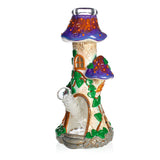 3D Mushroom house glow in the dark water pipe