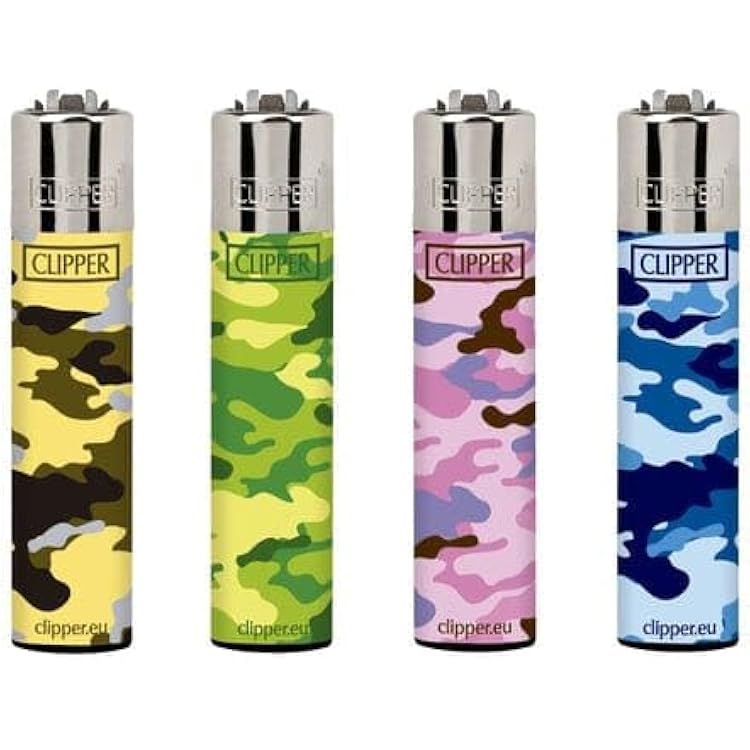 Clipper Lighter Camo mix - Assorted Designs