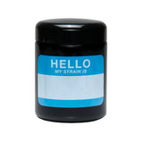420 Science UV Screw Top Jar | Hello Write & Erase (Black)