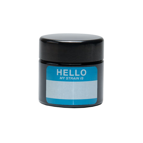 420 Science UV Screw Top Jar | Hello Write & Erase (Black)
