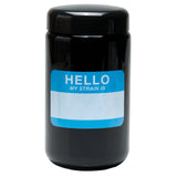 420 Science UV Screw Top Jar | Hello Write & Erase (Black)