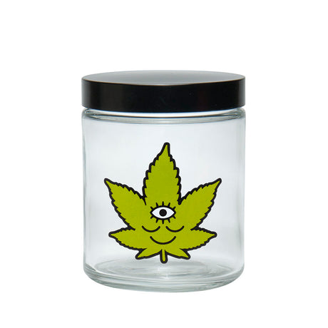 420 Science Clear Screw Top Jar | Toke Face