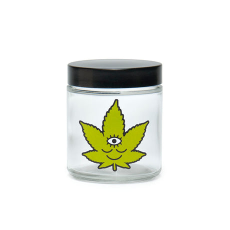 420 Science Clear Screw Top Jar | Toke Face