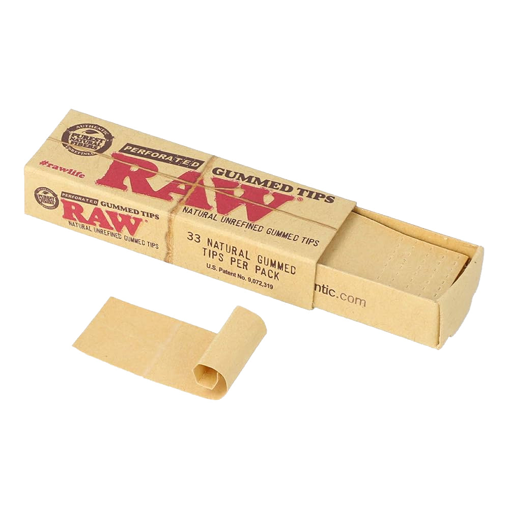 RAW Perforated Gummed Tips