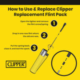 Clipper Lighter Flint Replacement
