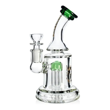 7MM Thick Glass 6.5-inch Bubbler Pipe with 6-Arm Tree Perc