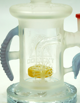 Tattoo Glass Frosted Sandblasted Water Pipe