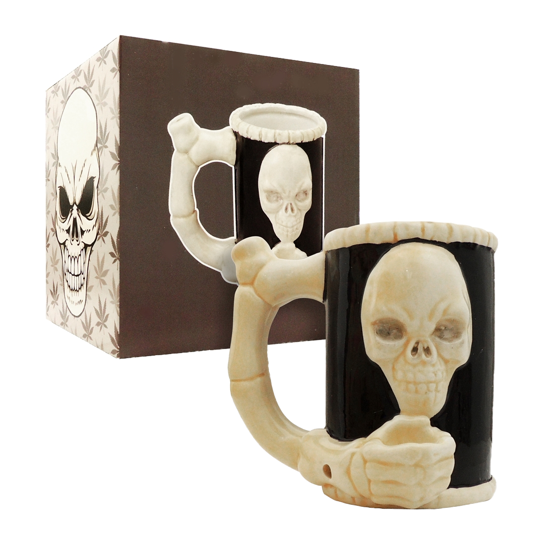 Roast & Toast Skull and Bones Mug Pipe