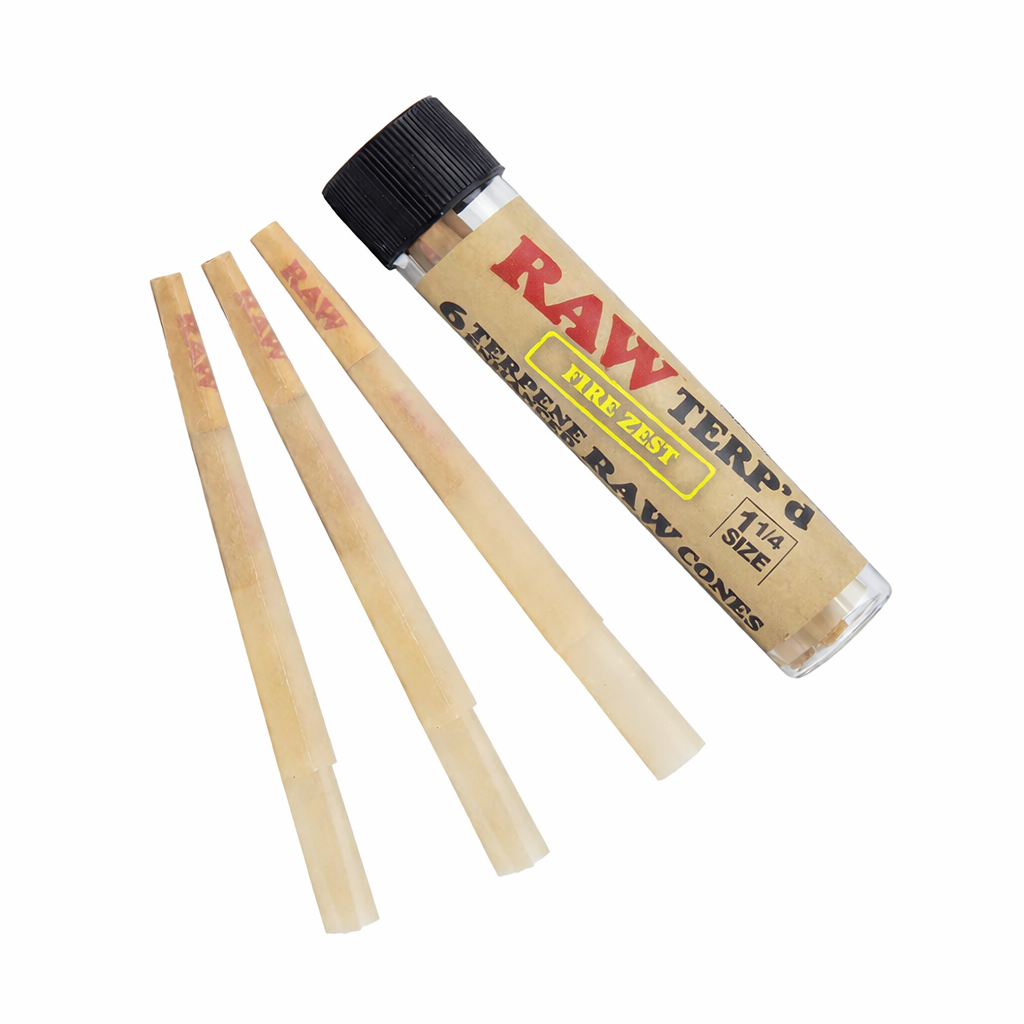 RAW Terp'd 1 1/4 Cones Fire Zest