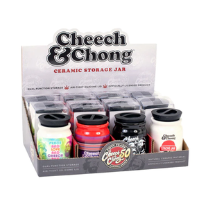 Cheech & Chong Ceramic 3.25" Storage Jar - Assorted