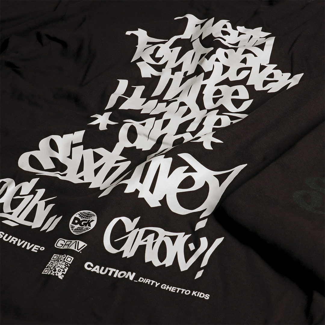 GRAV® DGK® MADE TO SURVIVE GLOW IN THE DARK T-SHIRT