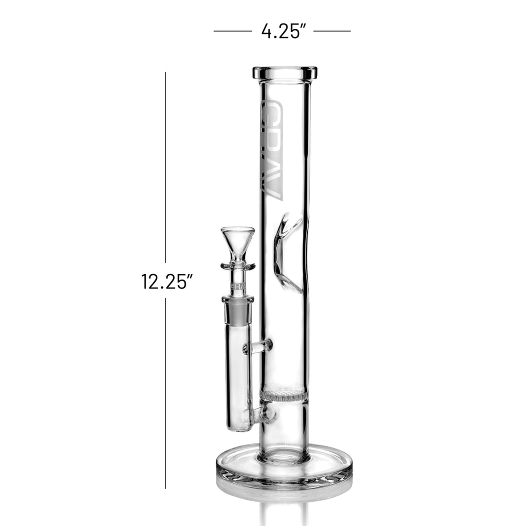 GRAV® Medium Straight Base w/ Disc Water Pipe