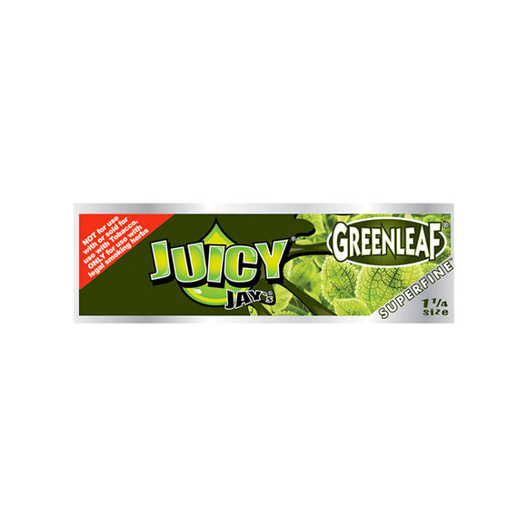 Juicy Jay's Superfine Rolling Papers 1 1/4 - Greenleaf