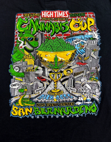 High Times Magazine Shirt Mens  Black 2015 Cannabis Cup San Bernardino