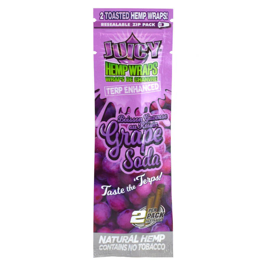 JUICY Terp Enhanced Hemp Wraps - 2 Pack