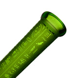 Phoenix Star Hieroglyph Sandblasted Ice Bong