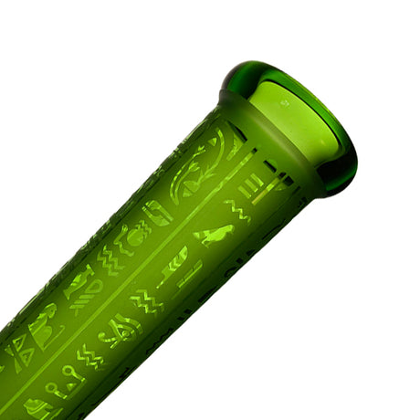 Phoenix Star Hieroglyph Sandblasted Ice Bong