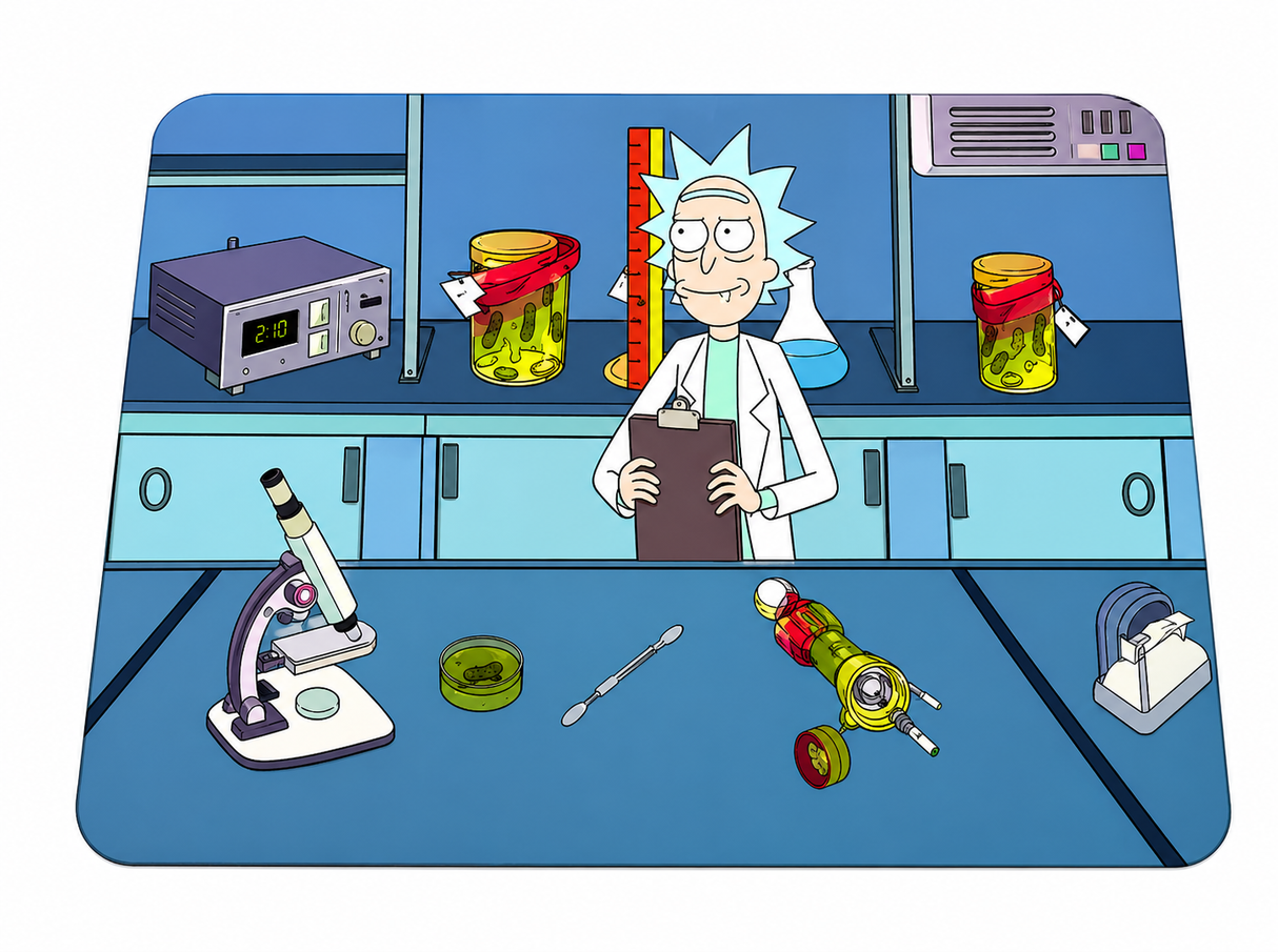 Rick and M0rty 'Science Lab' dab pad