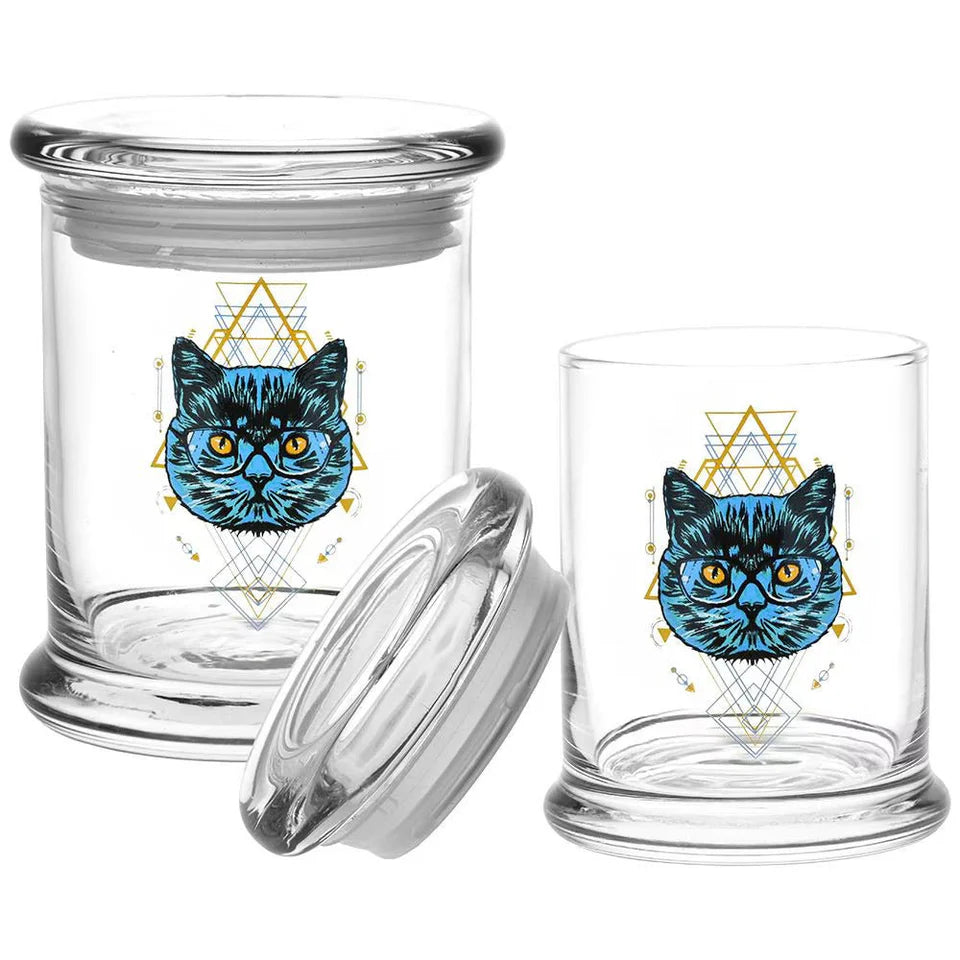 Pop-Top Jar Sacred Cat