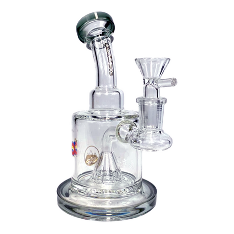 Glassworks UFO Percolated Dab Rig (Ash Gray Accents)